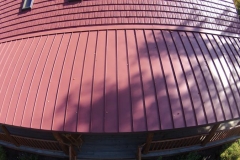 Standing Seam Roofing in Terra Red