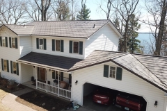 Oxford Metal Roofing Shingle in Mustang Browns