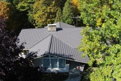 Rustic Metal Roofing Shingle in Shake Gray