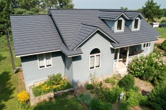 Rustic Metal Roofing Shingle in Vermont Slate