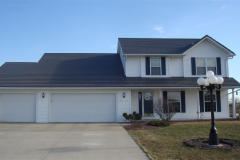 Rustic Metal Roofing Shingle in Shake Gray