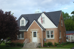 Rustic Metal Roofing Shingle in Pearl Black