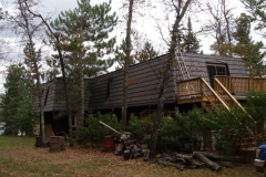 Rustic Metal Roofing Shingle in Shake Gray