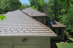 Rustic Metal Roofing Shingle in Caramel