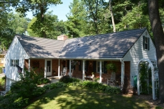 Rustic Metal Roofing Shingle in Shake Gray