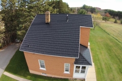 Rustic Metal Roofing Shingle in Pearl Black