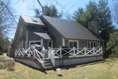Rustic Metal Roofing Shingle in Shake Gray