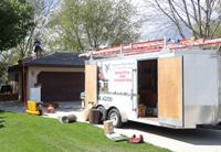 install equipment van