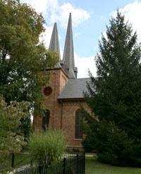 church with spires